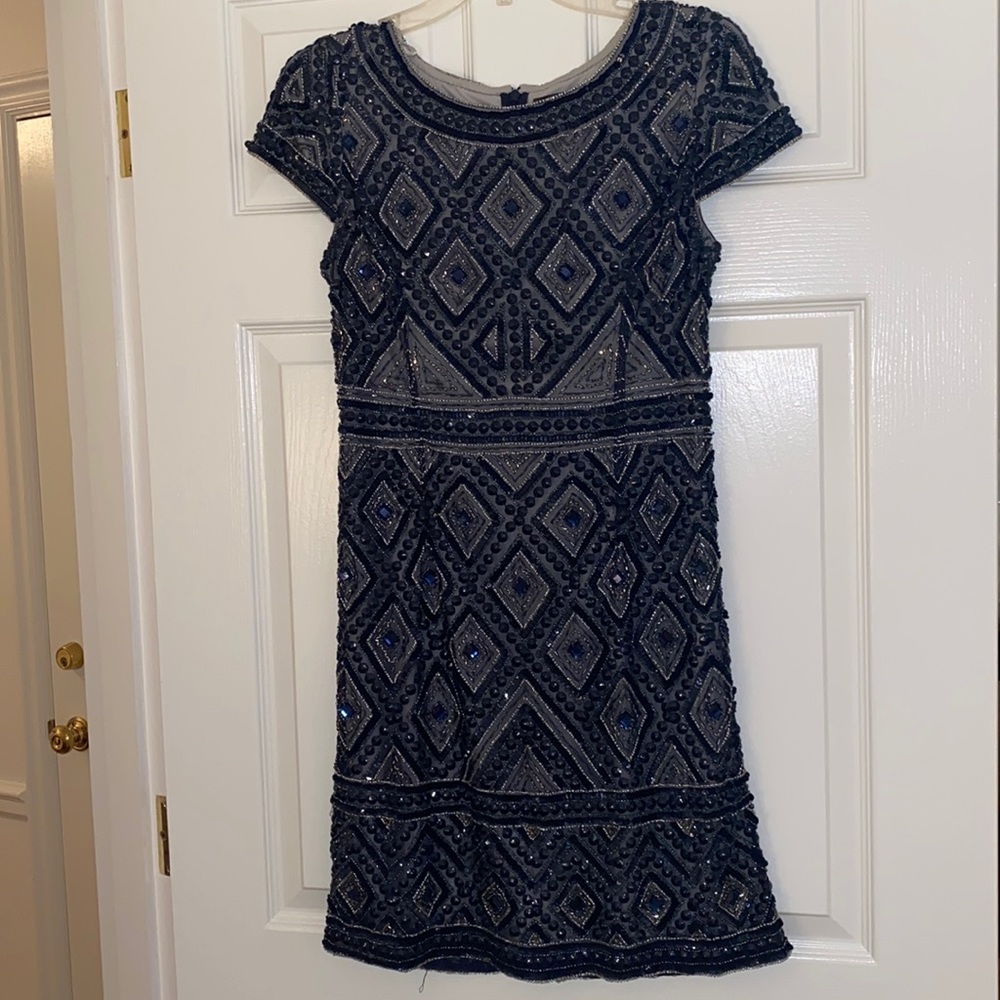 Beaded cocktail dress size 6